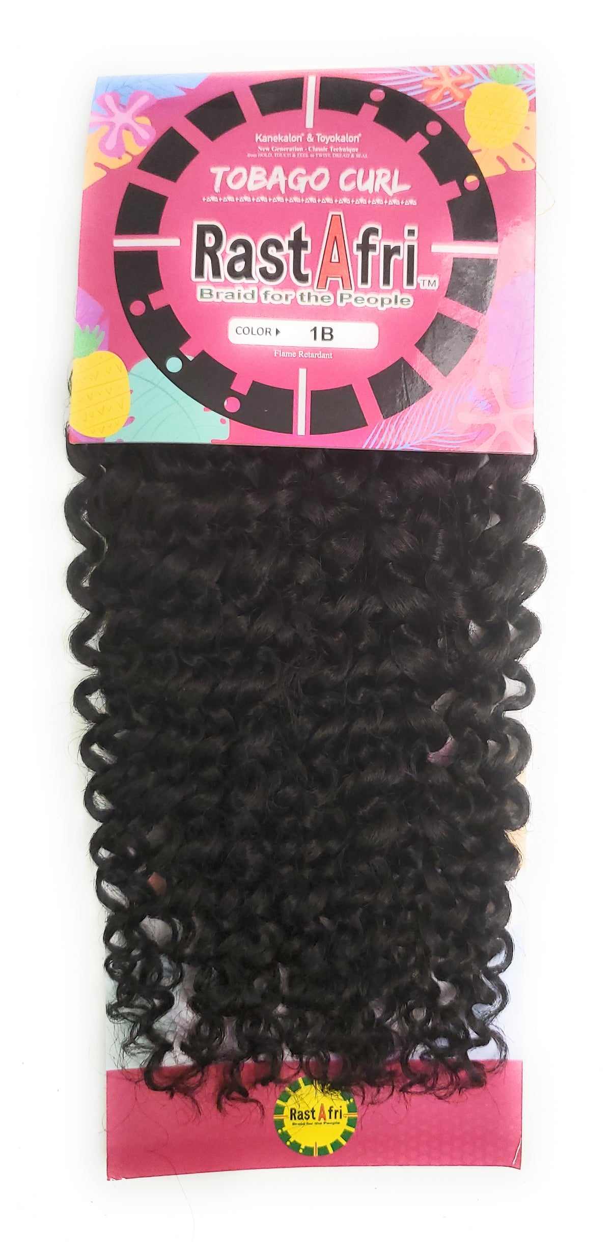 Rastafri braiding hair, curly crochet hair