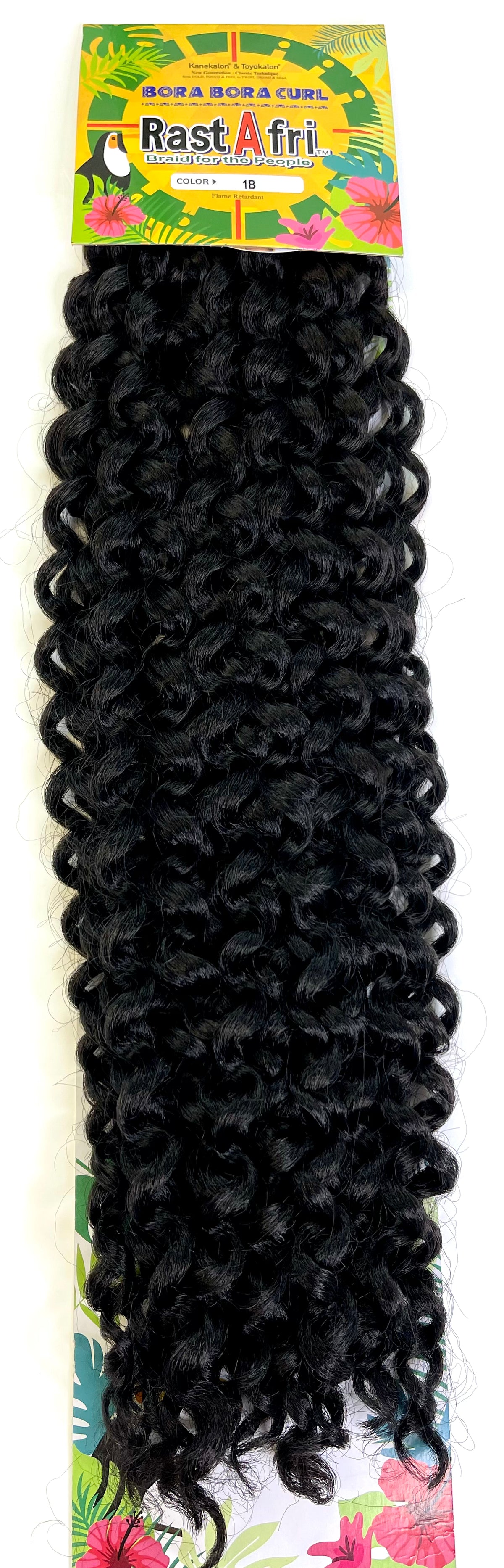 Bora Bora curl crochet braid color 1B