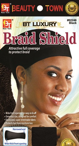 Black Braid Shield Protects braids