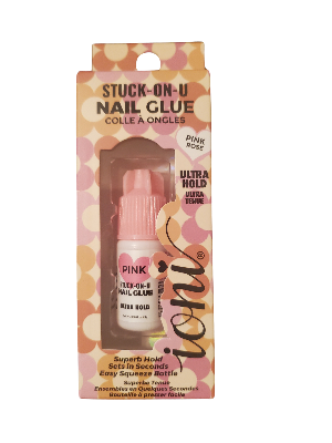 Stuck-on-u nail glue ultra hold pink