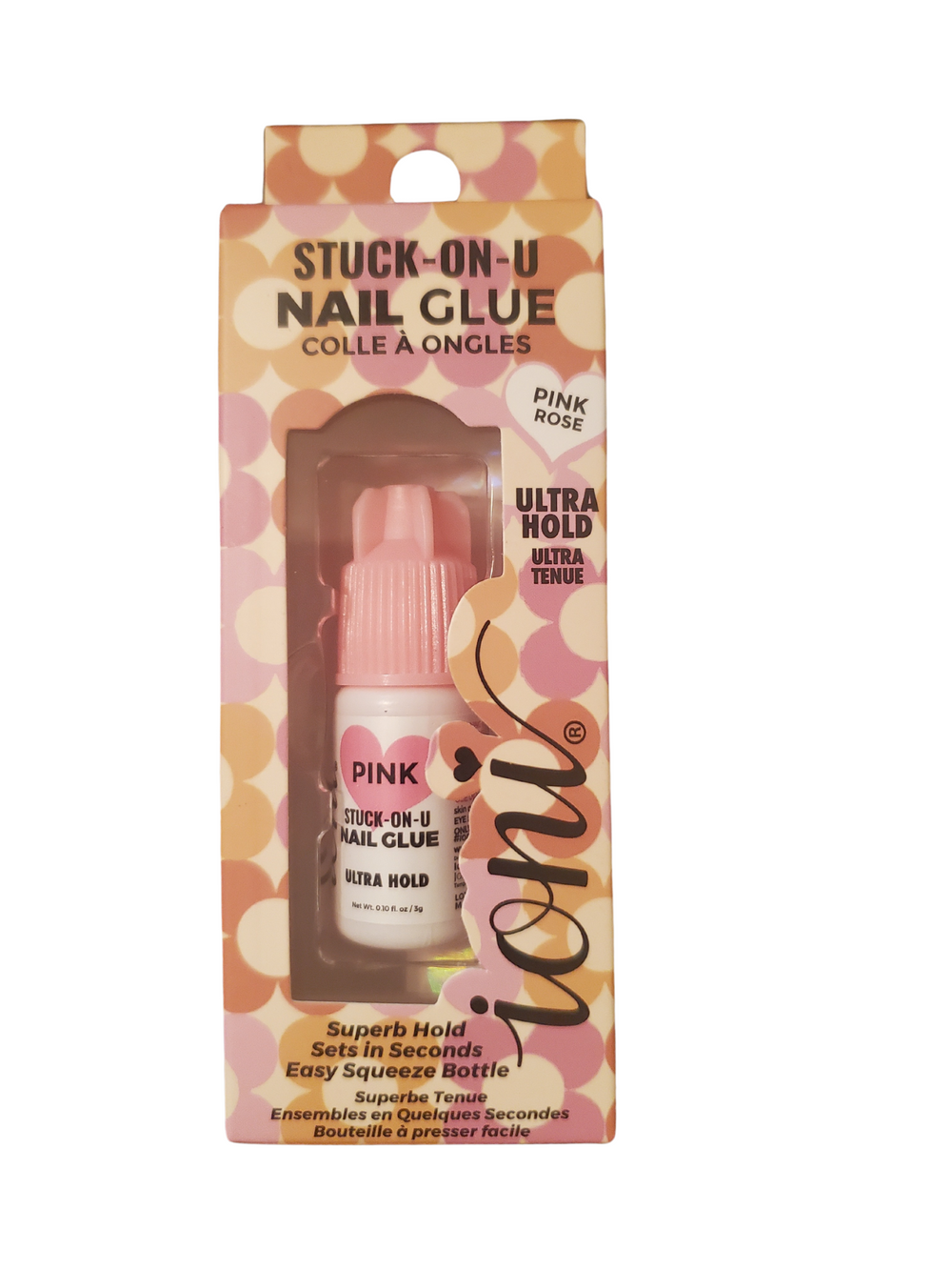 Stuck-on-u nail glue ultra hold pink