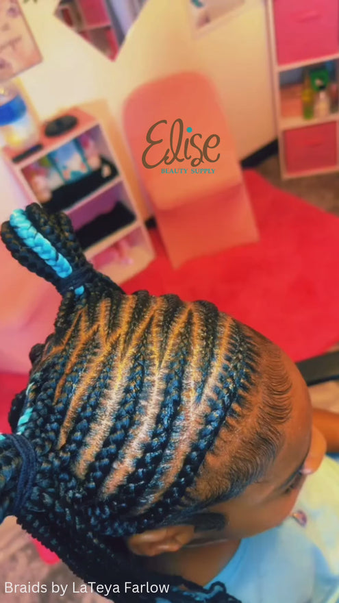 Video of braided kids style