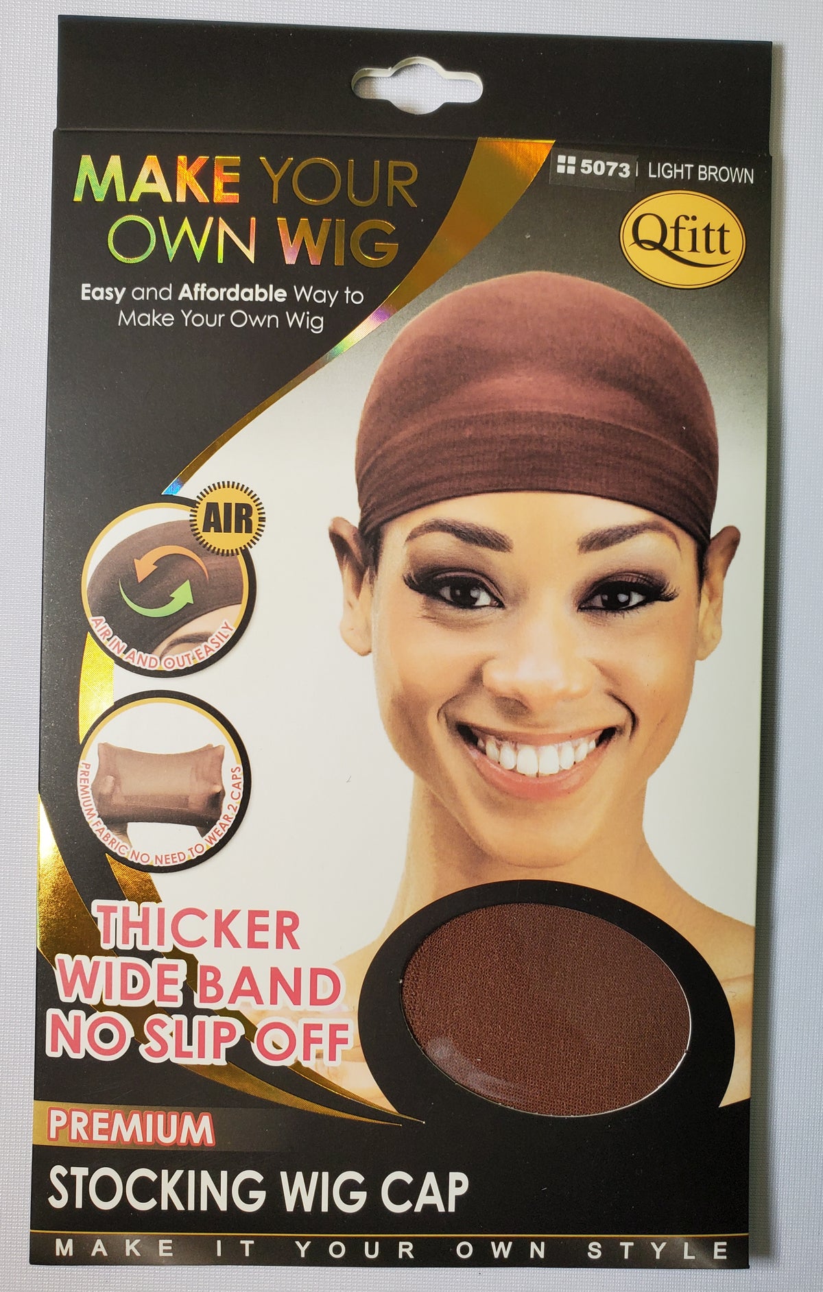 Stocking Wig Cap Light Brown