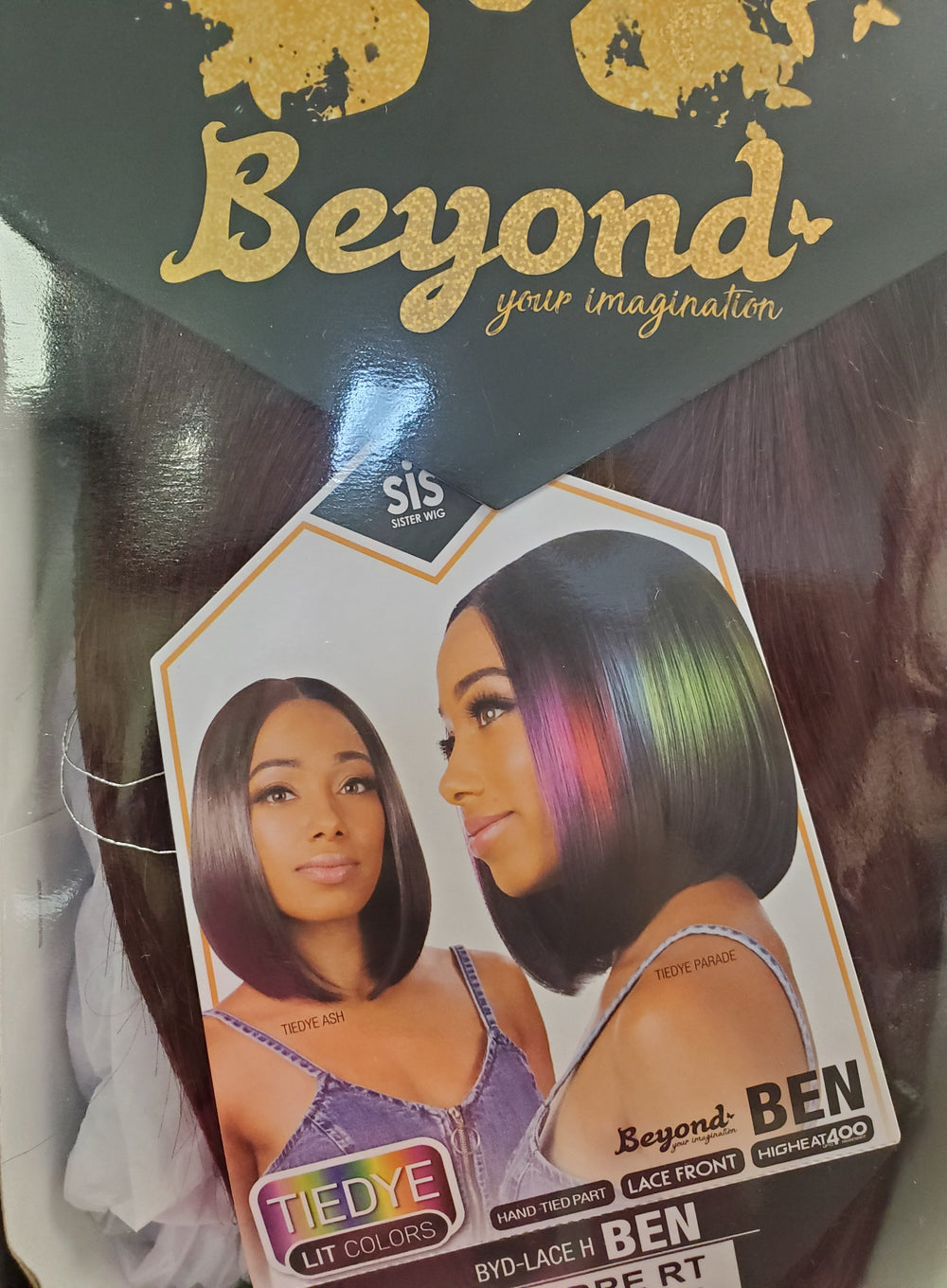 Lace front bob cut Zury Beyond Ben synthetic wig