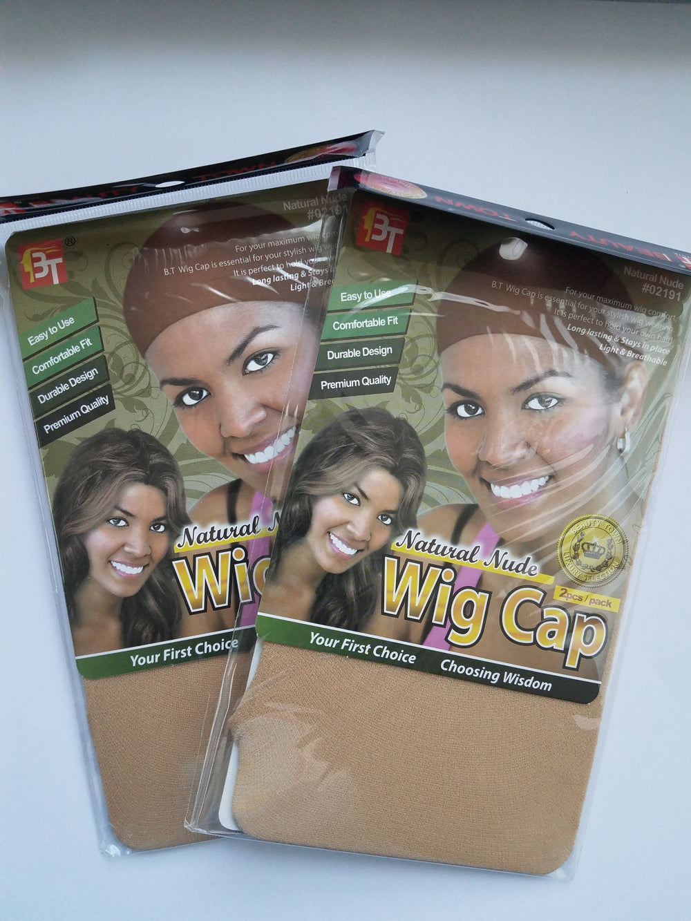 Stocking Wig Cap Natural Nude 2 Packs - Elise Beauty Supply