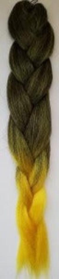 Rastafri Prestretched Braiding Hair  BT1B/Yellow