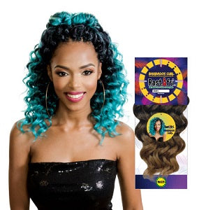 crochet hair model Barbados curly hair