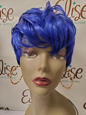 Boni Razor Chic Synthetic Wig Blue