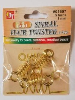 Braid Hair accessories Jewelry for Braids, 2 Pack Gold - Elise Beauty Supply