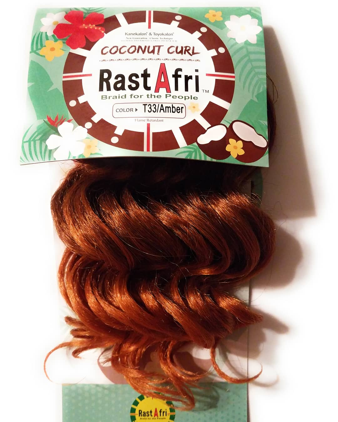 RastAfri Coconut Curl Crochet Braiding Hair - Elise Beauty Supply