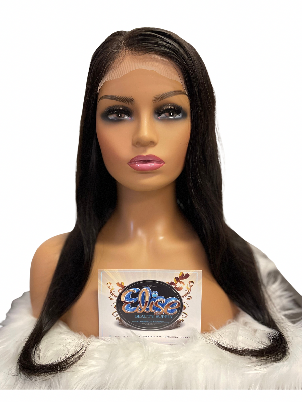 Human Hair Wig Lace Front Straight 20"