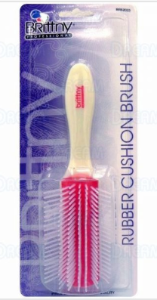 Rubber Cushion Hair Brush by Brittny - Elise Beauty Supply
