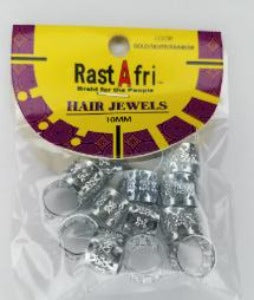 Braid Hair Cuffs Silver 10 mm - Elise Beauty Supply