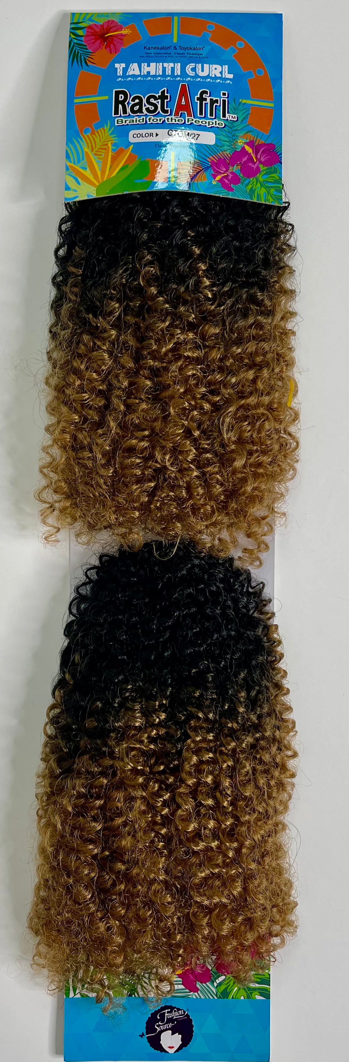 RastAfri Tahiti Curl Crochet Braid GTOM 27