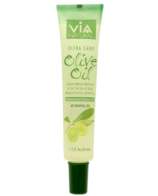 Via Natural Olive Oil for Dry Brittle Hair 