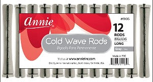 Grey cold wave rods long- 12 pcs