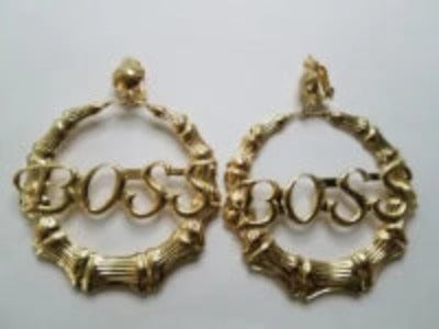 BOSS Bamboo Earrings - Elise Beauty Supply