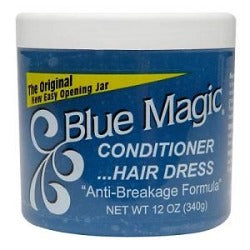 blue magic conditioner hair dress anti breakage 12 oz.