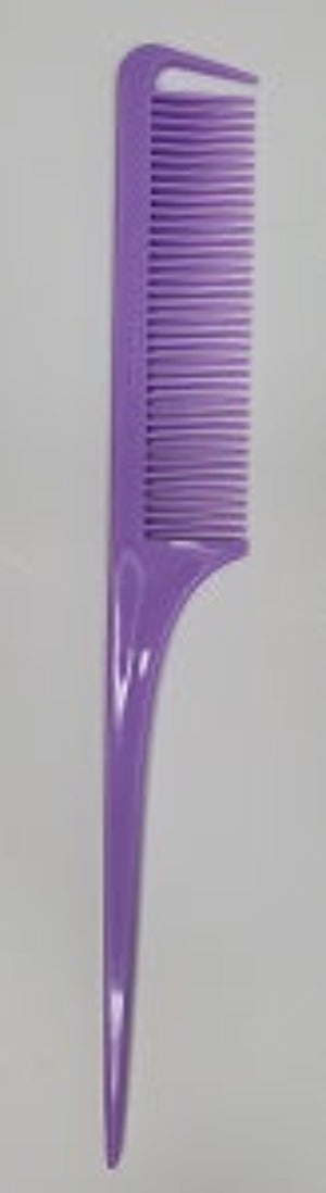 braiding comb with hook assorted colors