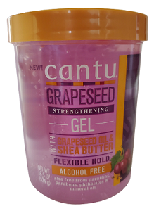 Cantu Grapeseed Strengthening Gel Grape seed Oil and Shea butter 18.5 oz